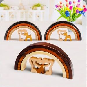 WOODEN DOG LOVERS DECOR